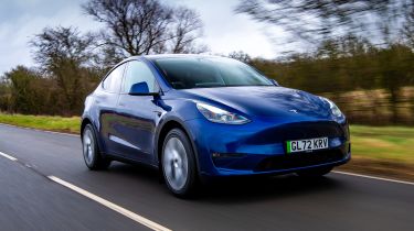 Used Tesla Model Y - front tracking