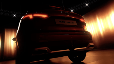 New MG ZS Hybrid teaser - rear static 