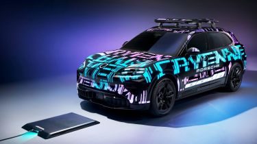 Porsche Cayenne EV wireless charging - front