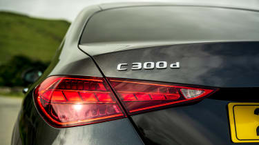 Mercedes C-Class - taillight and badge