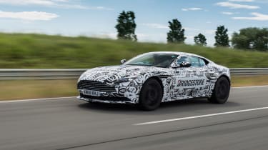 Aston Martin DB11 prototype - front tracking