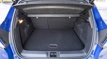 Renault Captur facelift - boot seats up