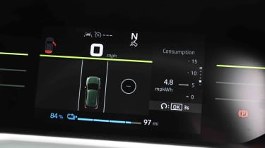 Dacia Spring - digital instrument cluster