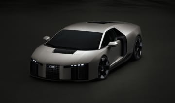 New Audi Nuvolari supercar - front static 