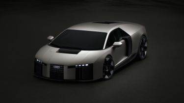 New Audi Nuvolari supercar - front static 