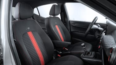 Facelifted Hyundai i10 N-Line - front seats