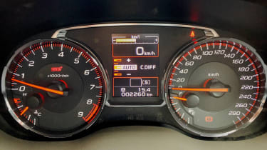 Subaru WRX STI - dials