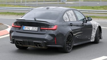 New BMW M3 CS - rear road