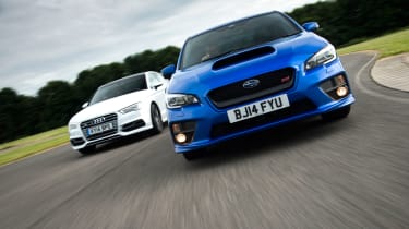 Subaru WRX STi vs Audi S3 Saloon