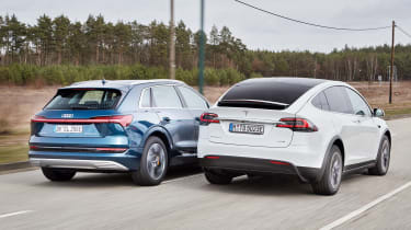 Audi e-tron vs Tesla Model X - rear