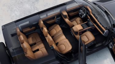 Land Rover Defender 130 - seat layout