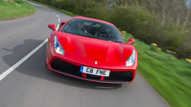 Ferrari 488 GTB 2016 - front tracking