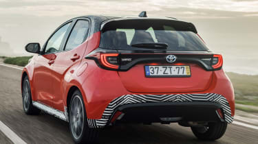 2020 Toyota Yaris - rear tracking