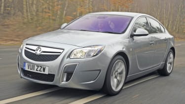 Vauxhall Insignia VXR front track
