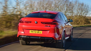 BMW X6 M Competition - rear tracking 