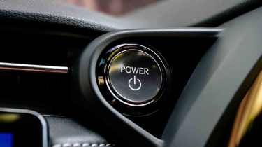 Lexus LBX - power button