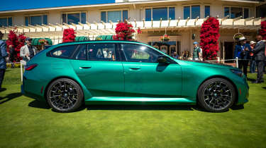 BMW M5 Touring on display at Monterey Car Week - side