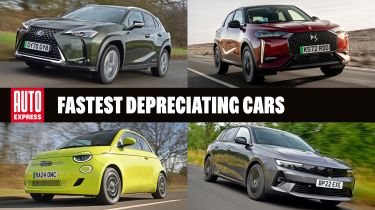 Fastest depreciating cars Sept 2025