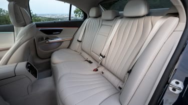 Mercedes E 300 e - rear seats