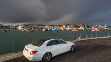 Mercedes E 350 e 2016 - rear three quarter