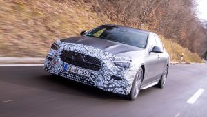 Mercedes C-Class prototype - front tracking