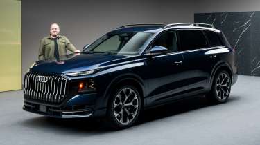 Ellis Hyde with the Audi Q9