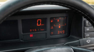 Audi Quattro - driver's display