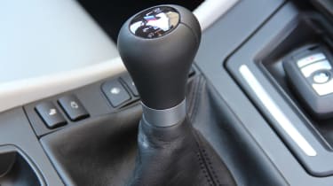 BMW M5 manual gearbox detail