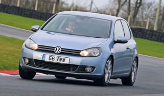 Volkswagen Golf front cornering