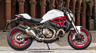 Ducati Monster 821 review - stand