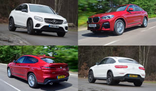 BMW X4 vs Mercedes GLC Coupe - header