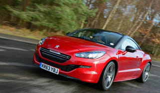 Peugeot RCZ R 2014 UK front corner