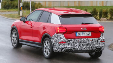 Audi SQ2 - red spied rear