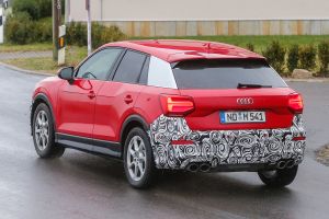 Audi SQ2 - red spied rear