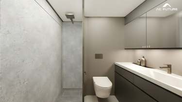 Pininfarina AI Transformer Home Trailer - bathroom