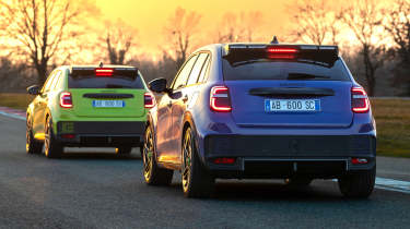 Abarth 600e - range rear