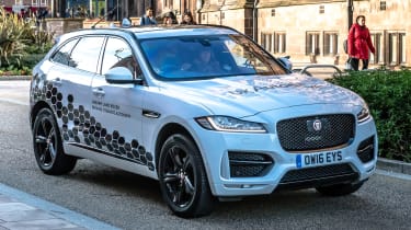 Jaguar Land Rover autonomous testing - static