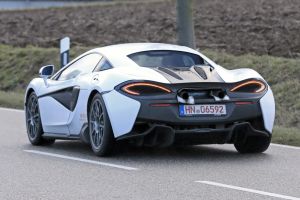 McLaren sports series spy - rear