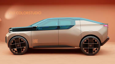 Fiat concept fastback - side