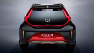 Toyota Aygo X prototype - studio full rear