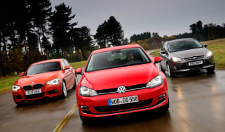 BMW 1 Series vs VW Golf and Ford Focus