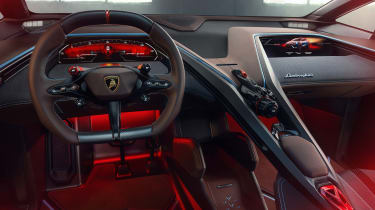 Lamborghini Lanzador concept interior dash
