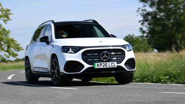 Mercedes GLB electric - front cornering