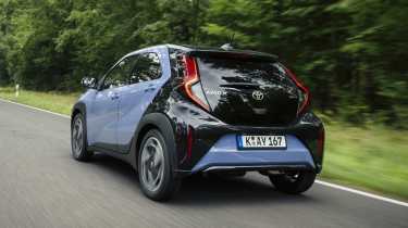 Toyota Aygo X Hybrid - rear tracking
