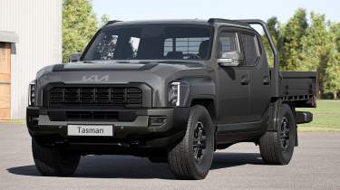 Kia Tasman - front 3/4 utility bed