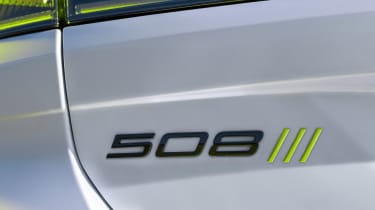 Peugeot 508 Sport Engineered facelift - badge