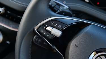 New Skoda Superb UK drive - steering wheel controls 