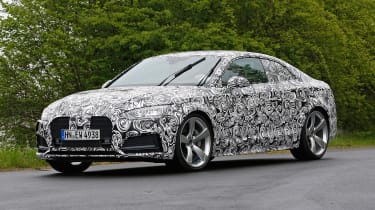 New Audi RS5 spied - front/side 2A