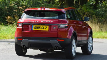 Range Rover Evoque facelift Mk1 - rear cornering