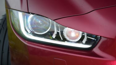Jaguar XE - front light detail